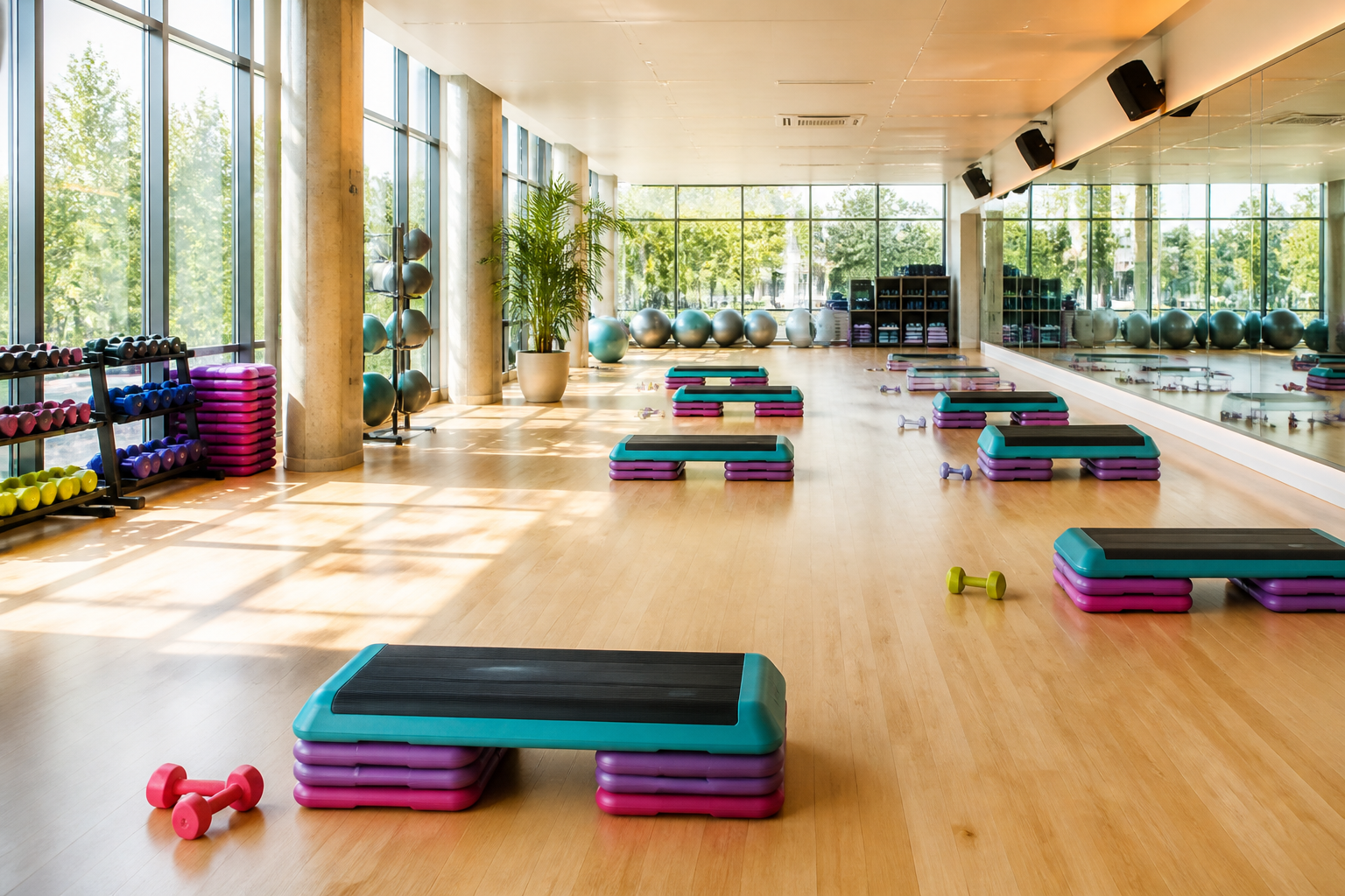 Lyst træningslokale hos HIPOWER-GYM